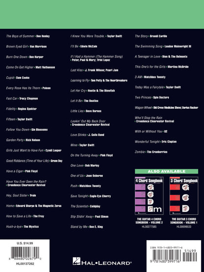 The Guitar 4-Chord Songbook G-C-D-Em Guitar Tab