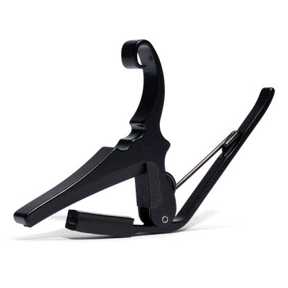 Kyser Quick Change Low Tension Acoustic Guitar Capo in Matte Black