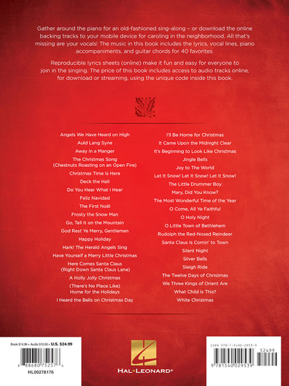 Christmas Sing Along 40 Seasonal Favorites PVG BK/OLA