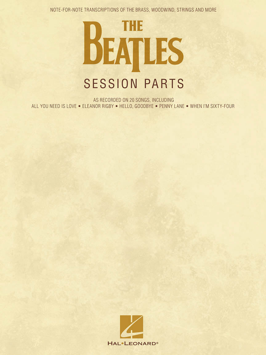 The Beatles Session Parts Transcribed Softcover