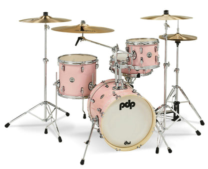 PDP New Yorker 4-Piece Shell Pack in Pale Rose Sparkle