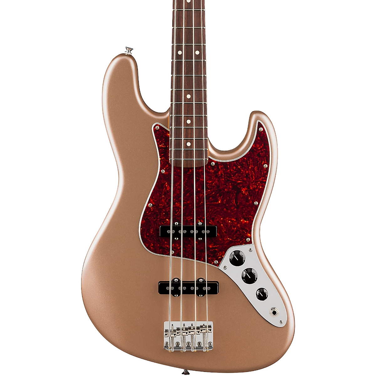 Fender American Professional Classic Jazz Bass, Rosewood Fingerboard in Faded Firemist Gold