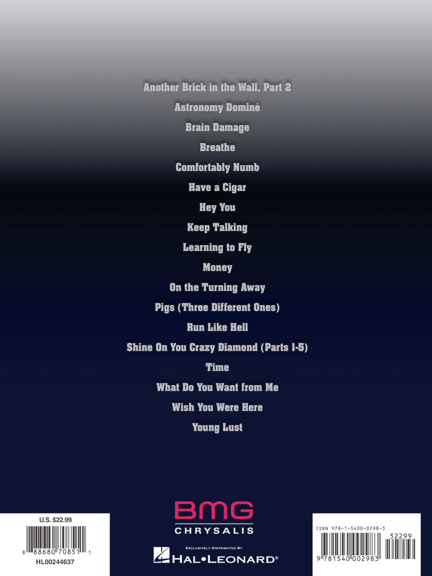 Pink Floyd Guitar Anthology Tab RV