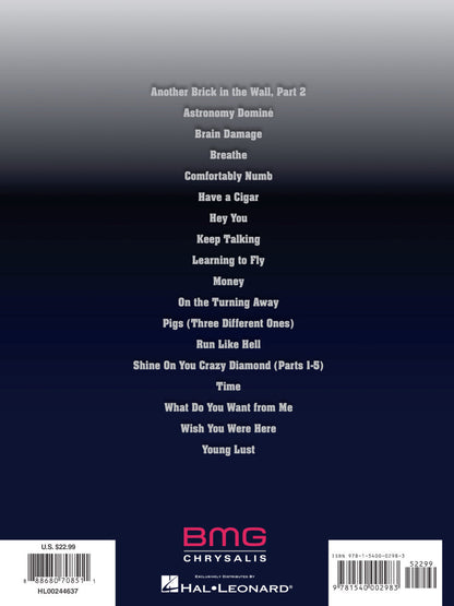 Pink Floyd Guitar Anthology Tab RV
