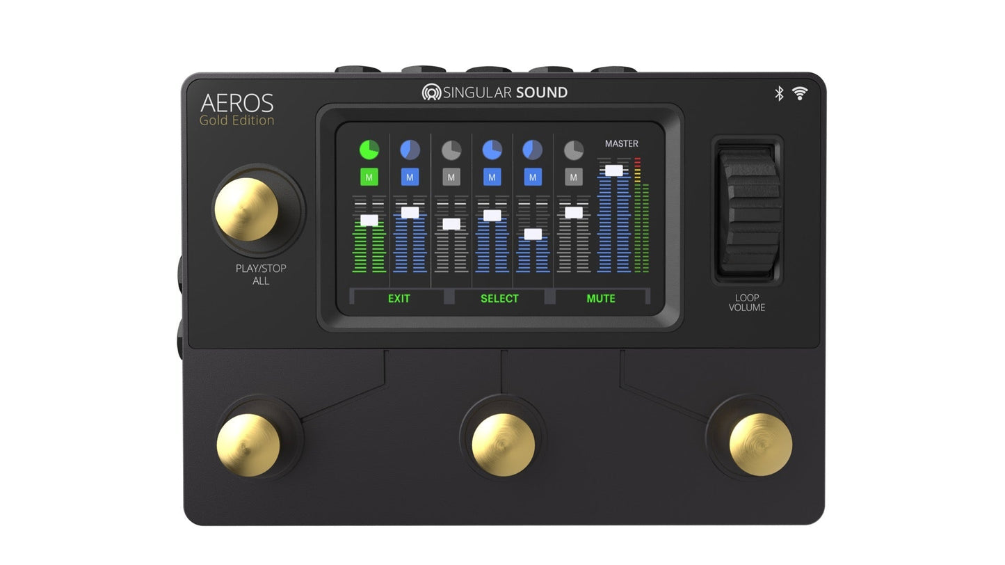 Singular Sound Aeros Gold Edition Looper Pedal