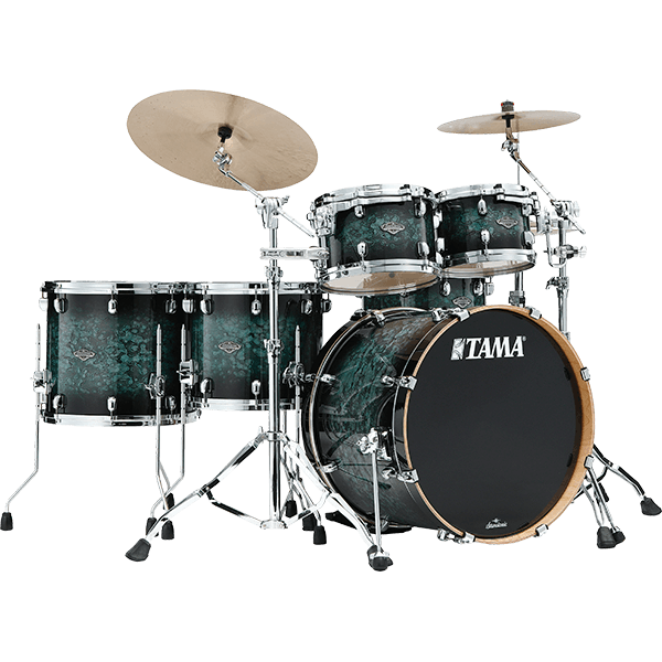 TAMA MBS52RZS Starclassic Performer 5-Piece Shell Pack in Molten Steel Blue Burst
