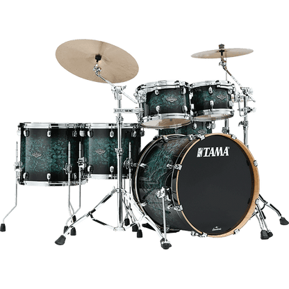 TAMA MBS52RZS Starclassic Performer 5-Piece Shell Pack in Molten Steel Blue Burst