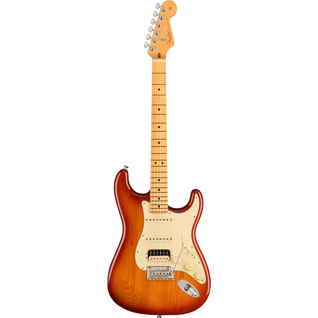 Fender American Professional II Stratocaster® HSS, Maple Fingerboard in Sienna Sunburst