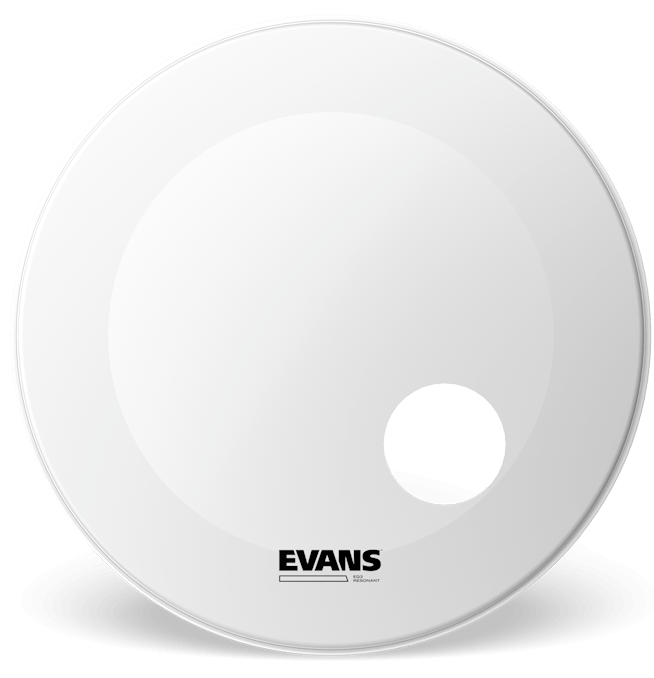 Evans EQ3 Resonant Coated White 26" Bass Drum Head