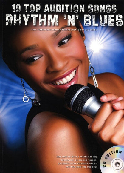 Audition Songs 19 Top Rhythm N Blues Bk/Cd