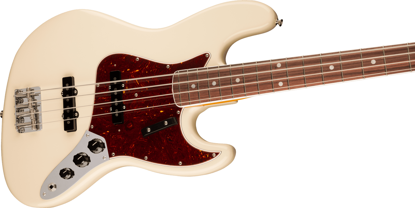 Fender American Vintage II 1966 Jazz Bass, Rosewood Fingerboard in Olympic White