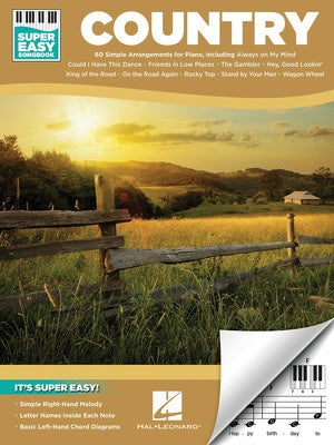 COUNTRY SUPER EASY SONGBOOK