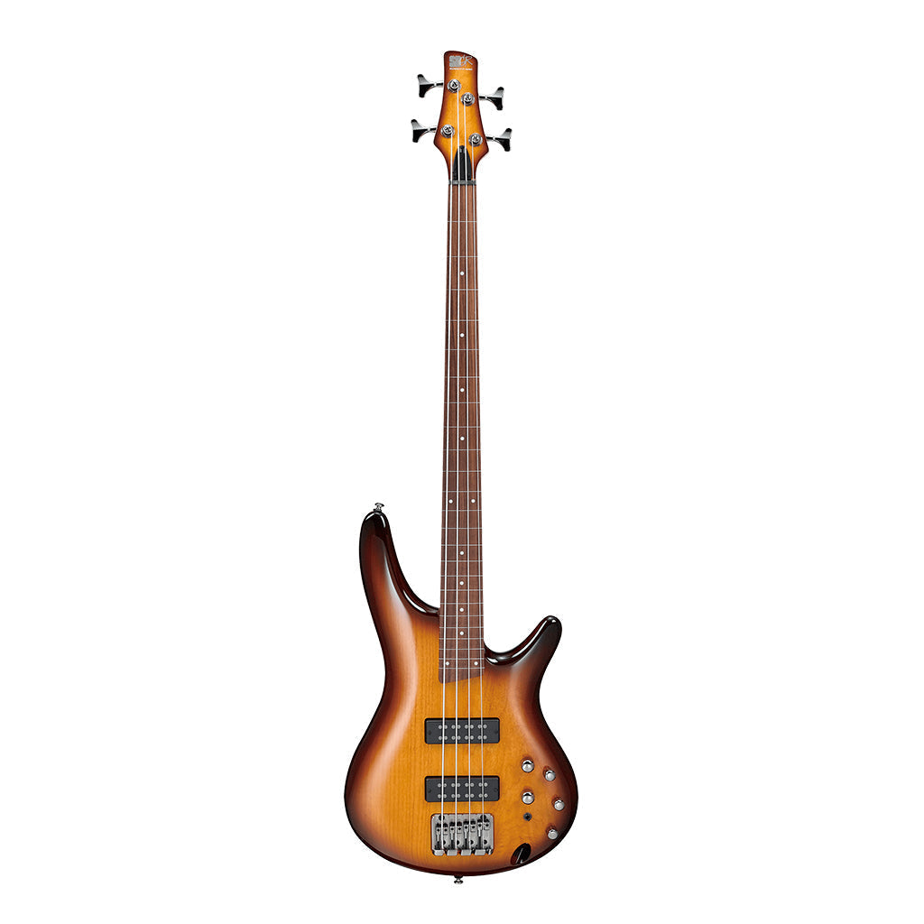 Ibanez SR370EF Fretless Electric Bass in Brown Burst