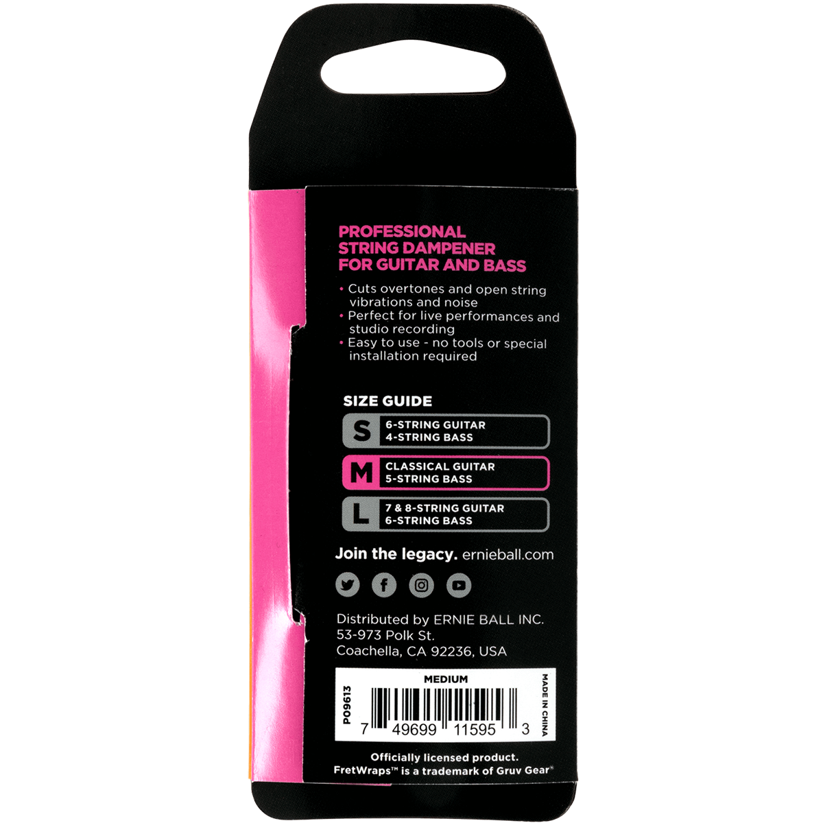 Ernie Ball Gruv Gear Fretwrap Medium