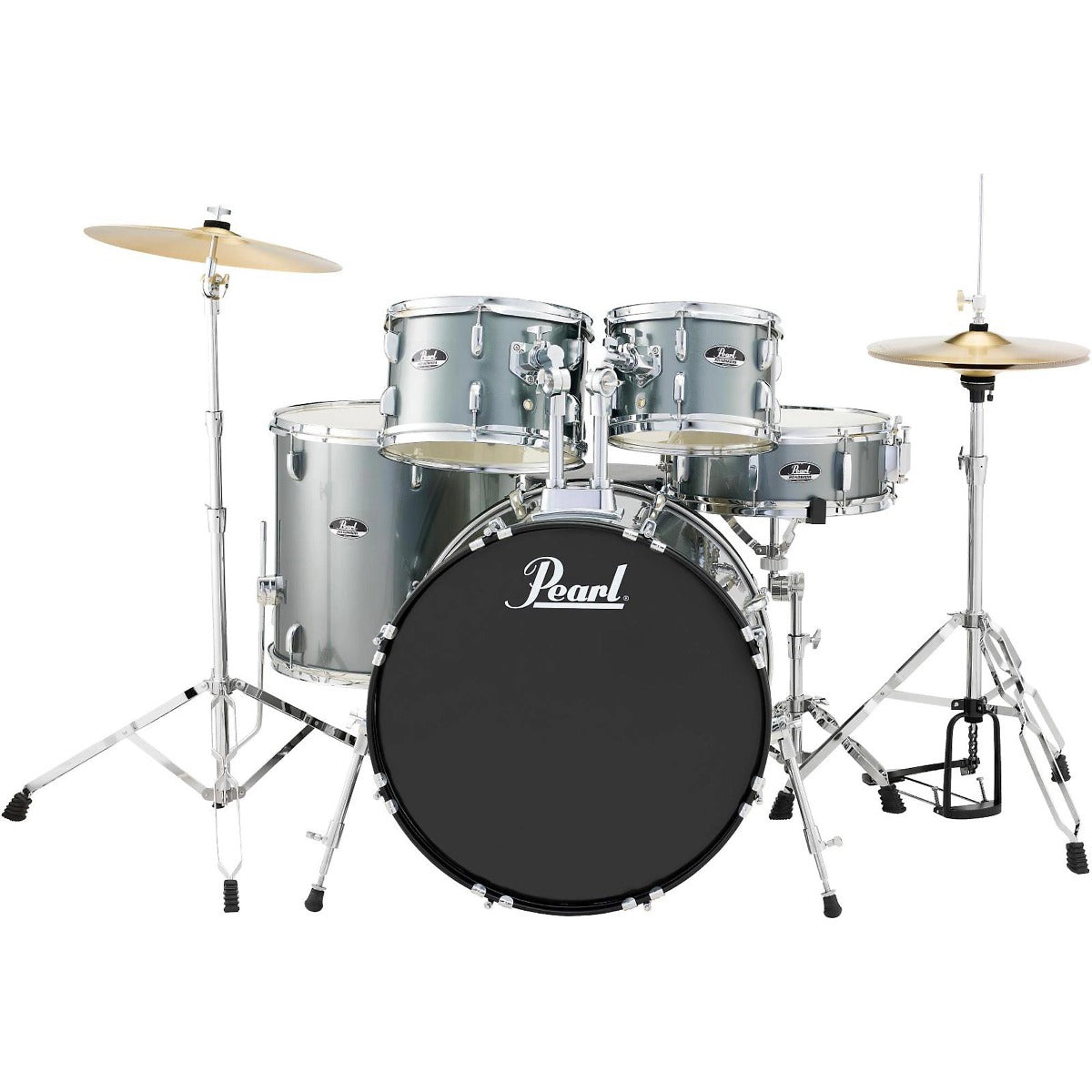Pearl Roadshow PDRS505CC706 5 Piece Drum Kit in Charcoal Metallic