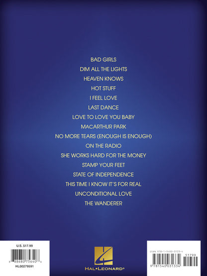 Best Of Donna Summer PVG