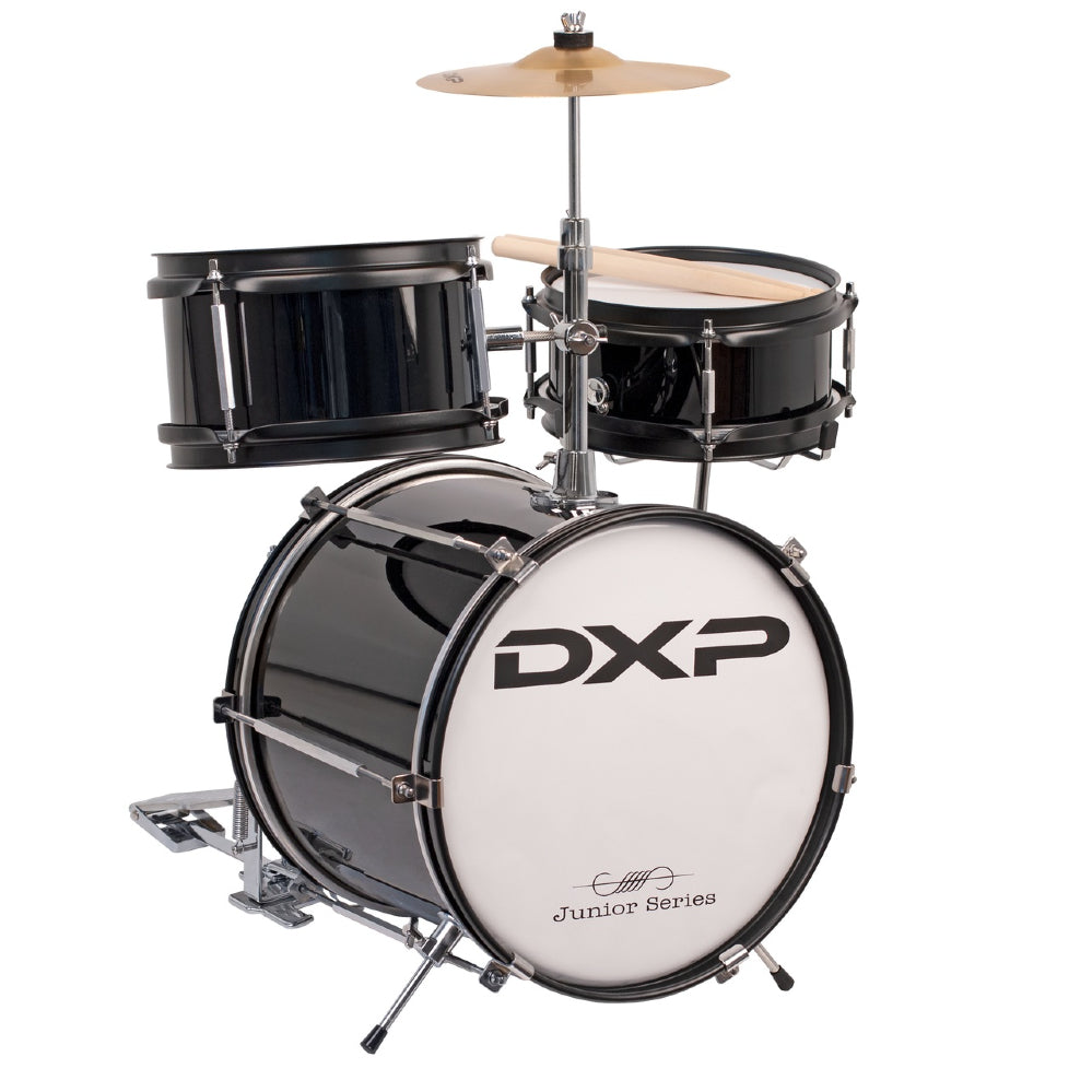 DXP Junior Series 3 Piece Drum Kit in Black