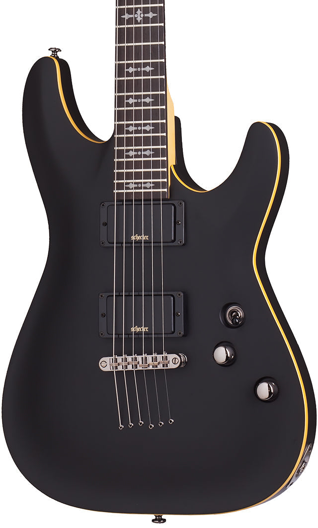 Schecter Demon 6 in Aged Black Satin