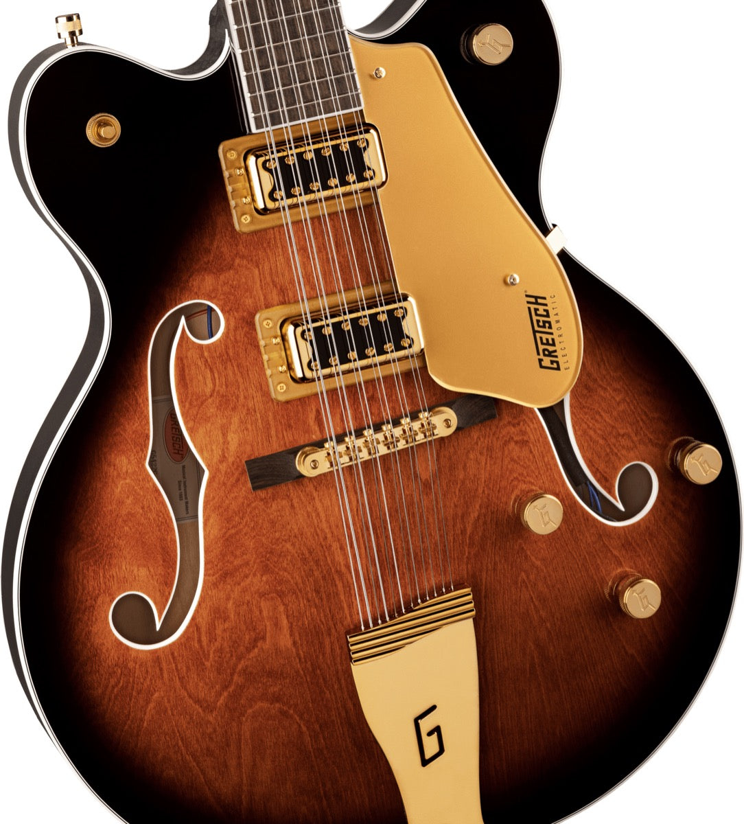 Gretsch G5422G 12 Electromatic Classic Hollow Body Double Cut 12 String in Single Barrel Burst