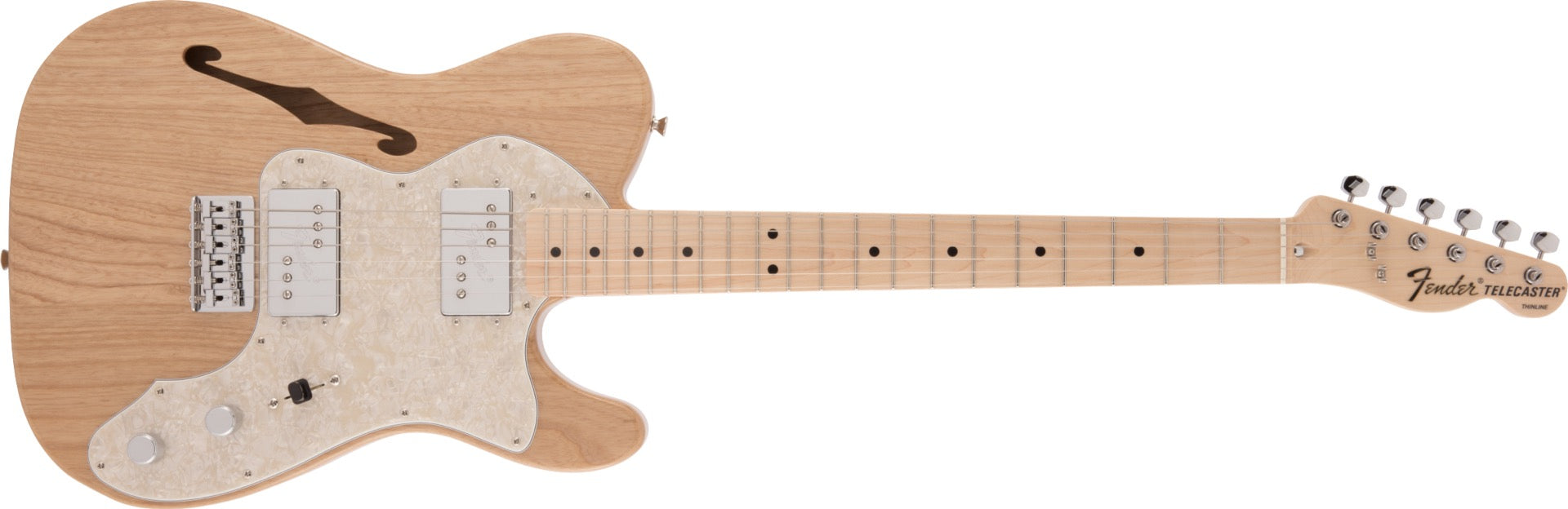 Fender Made in Japan Traditional 70s Telecaster Thinline, Maple Fingerboard in Natural
