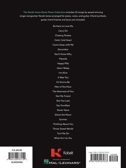 Norah Jones Sheet Music Collection PVG
