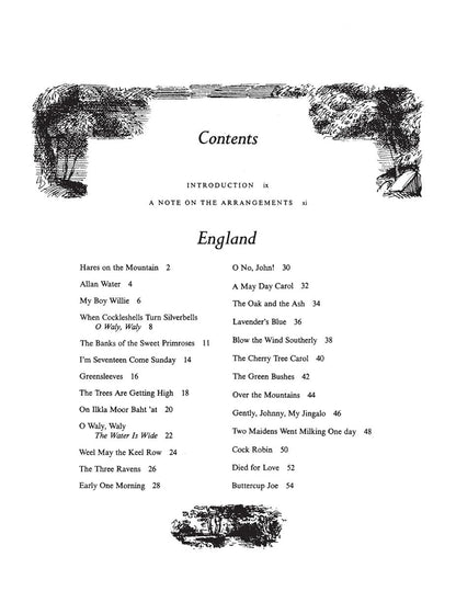 Folk Songs Of England Ireland Scotland Wales