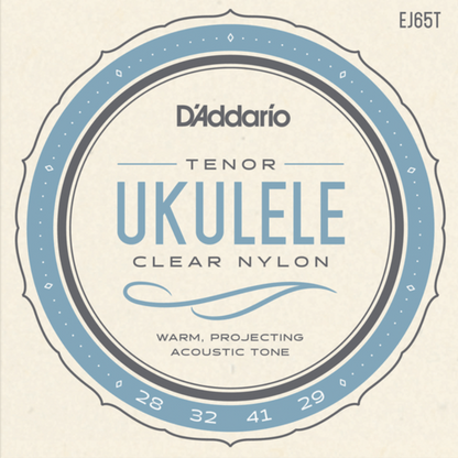 D'Addario EJ65T Pro Arte Custom Extruded Nylon Ukulele Strings Tenor