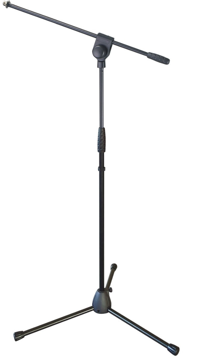 K-Audio Microphone Boom Stand with Heavy Duty Die-Cast Base - Black