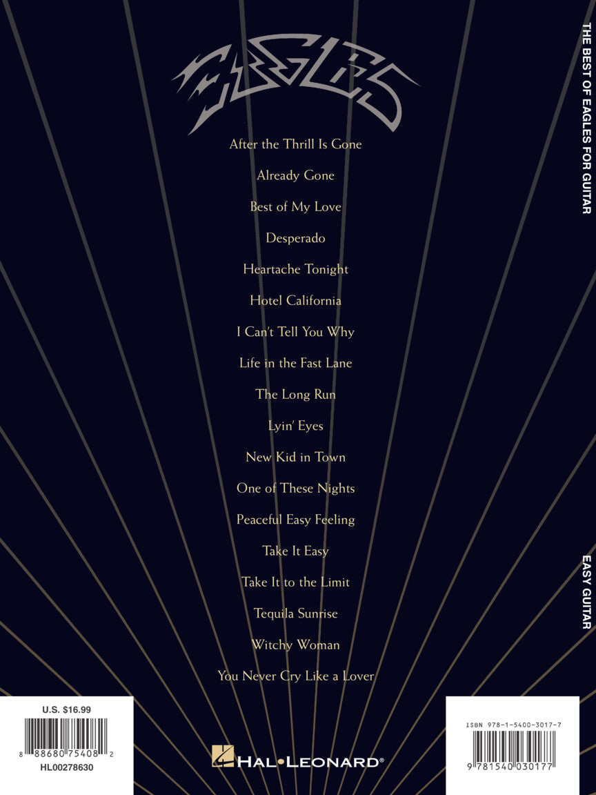 The Best Of Eagles For Easy Guitar Notes And Tab