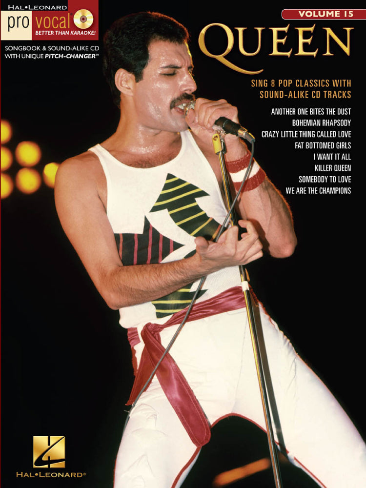 Queen Pro Vocal Men's Edition Volume 15 Bk/Cd