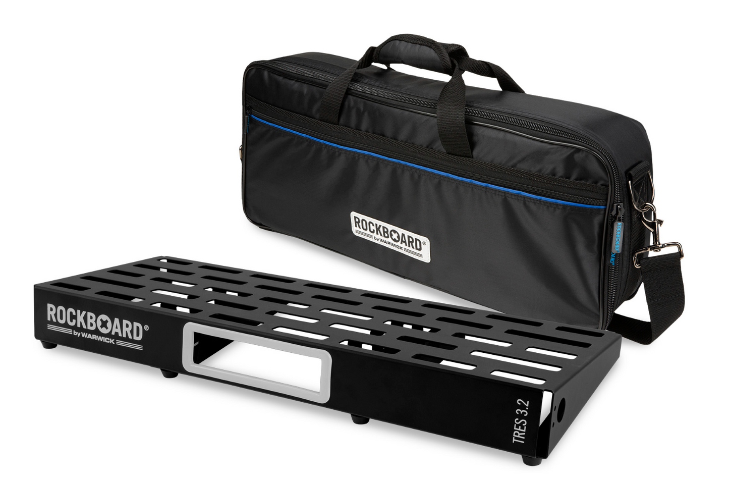Warwick RockBoard TRES 3.2 Pedalboard with Gig Bag