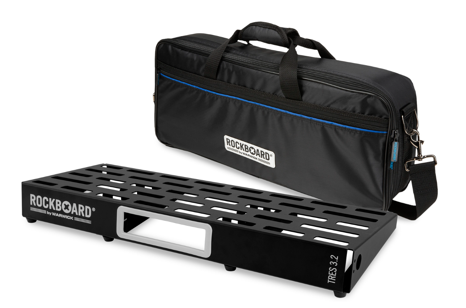 Warwick RockBoard TRES 3.2 Pedalboard with Gig Bag