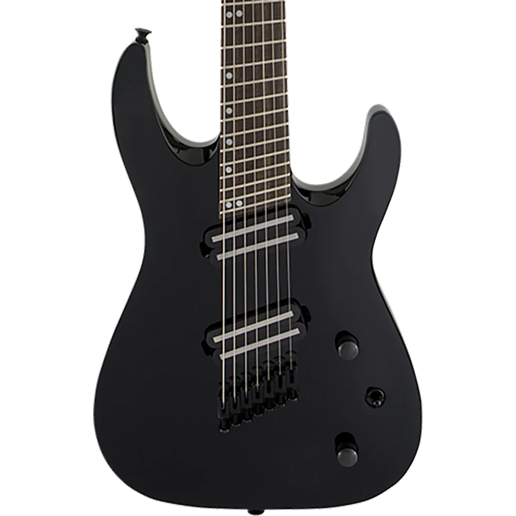 Jackson X Series Dinky Arch Top DKAF7 MS 7 String in Gloss Black