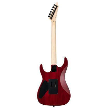 ESP LTD M 200FM Electric Guitar in See Thru Red
