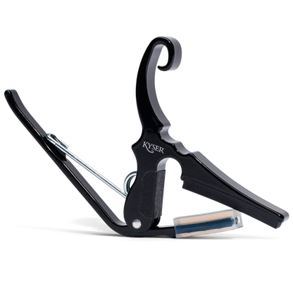 Kyser Quick Change Drop D Acoustic Guitar Capo in Black