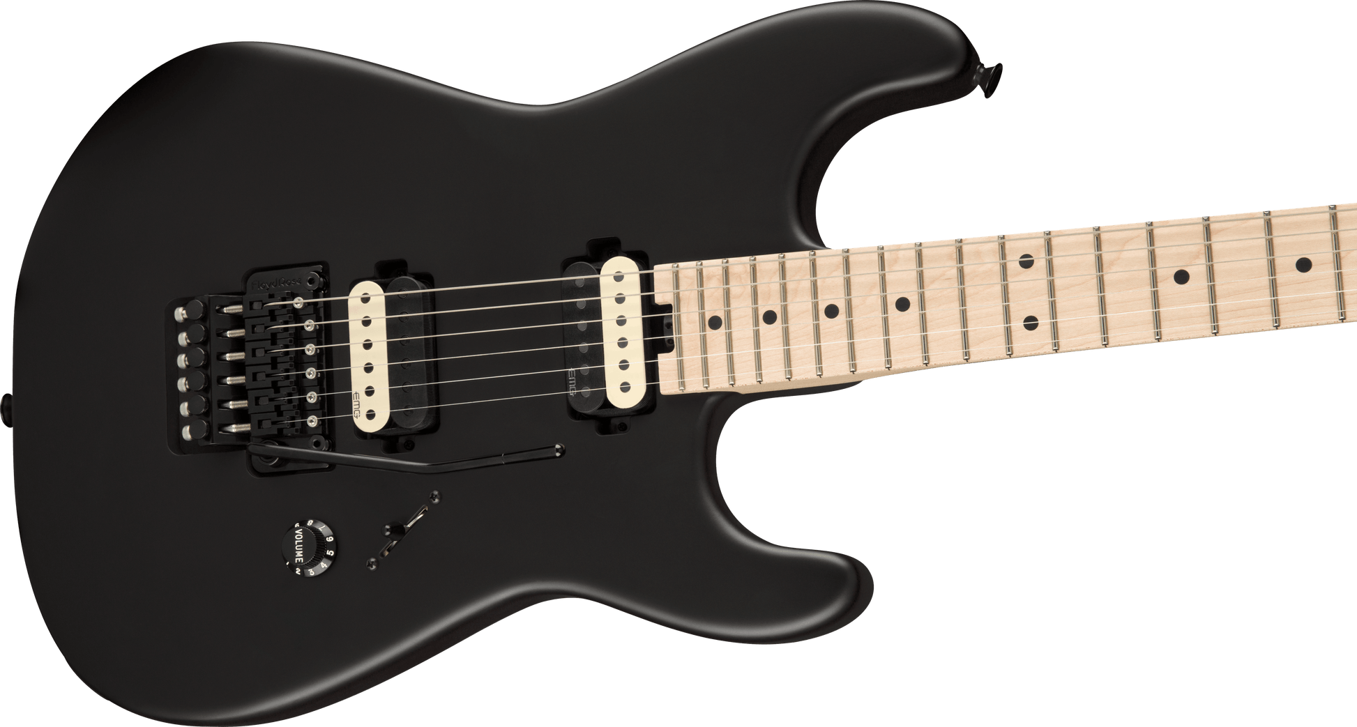 Charvel Jim Root Signature Pro Mod San Dimas Style 1 HH FR M in Satin Black