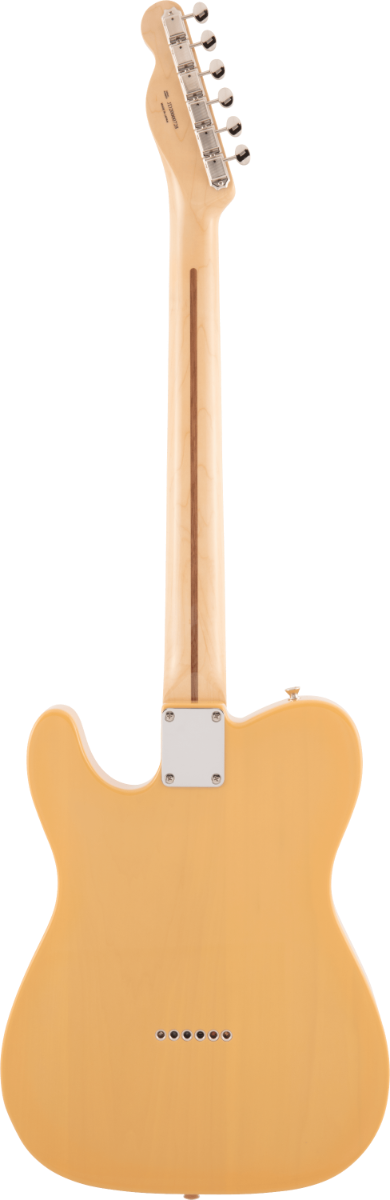Fender Made in Japan Traditional 50s Telecaster Electric Guitar, Maple Fingerboard in Butterscotch Blonde