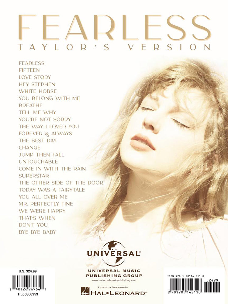 Taylor Swift Fearless Taylor's Version PVG