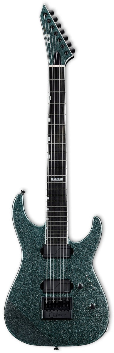 ESP E II M II 7B Baritone Evertune 7 string in Granite Sparkle