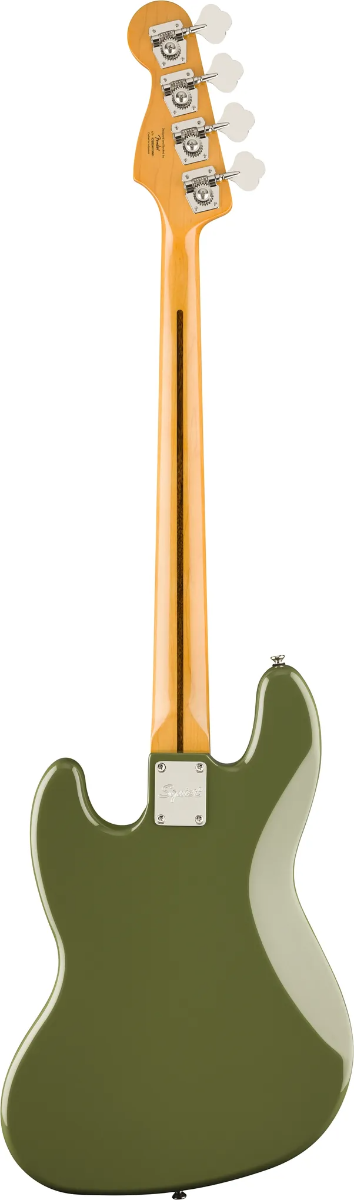 Squier FSR Classic Vibe '60s Jazz Bass, Laurel Fingerboard, Tortoiseshell Pickguard, Matching Headstock in Antique Olive
