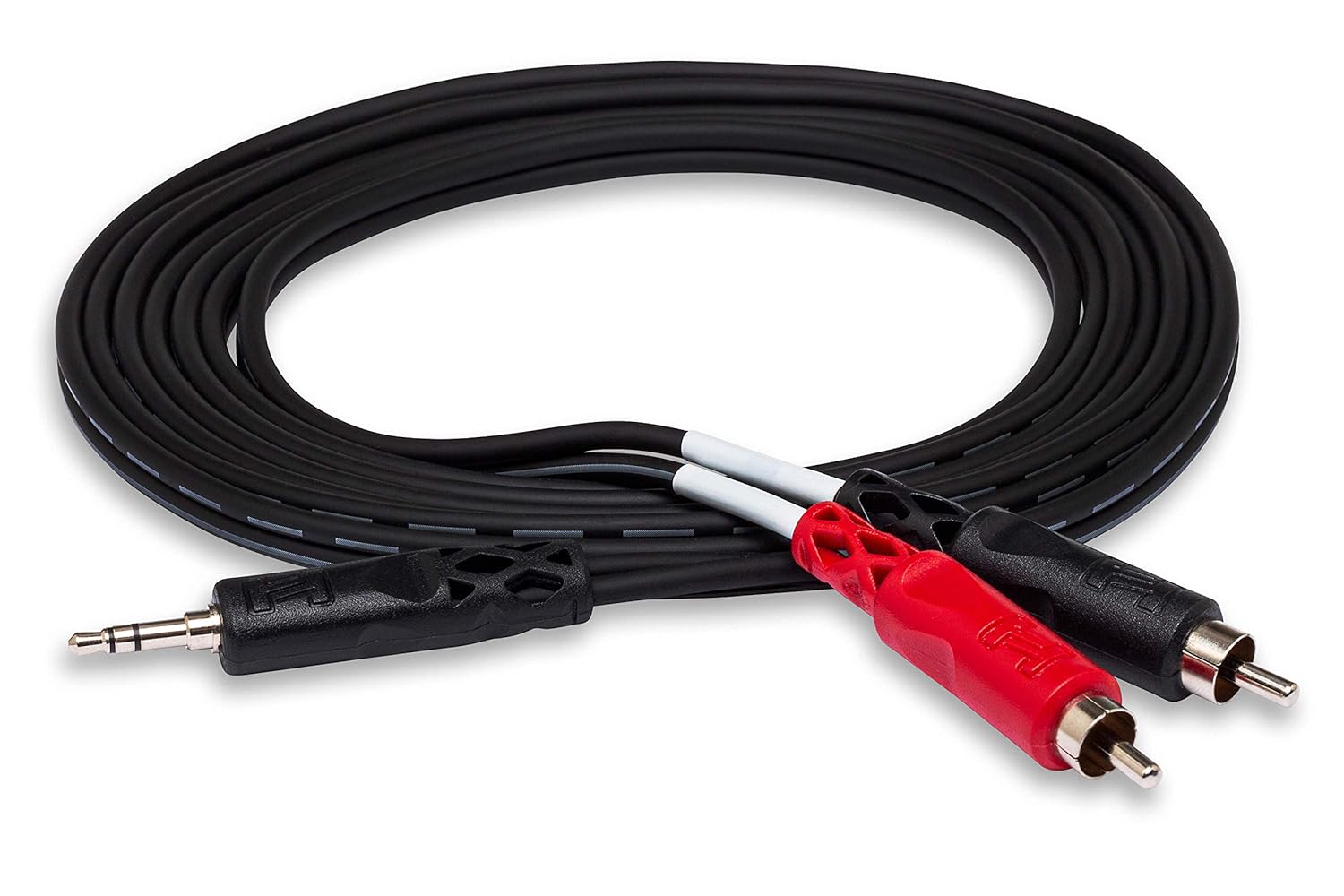 Hosa CMR206 3.5 mm TRS to Dual RCA Stereo Breakout Cable 6ft