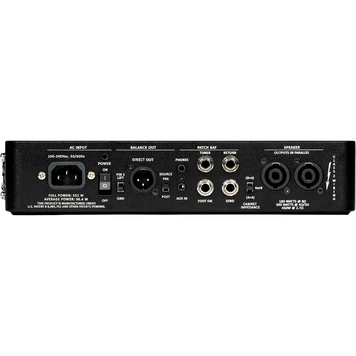 Gallien-Krueger Fusion 500 S 500W Amp Head