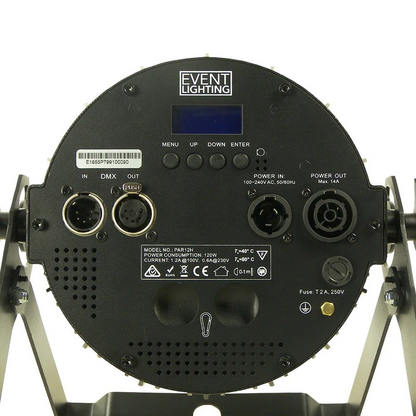 Event Lighting PAR12H - Indoor Pro Par with 12 x 12W RGBWAU LEDs