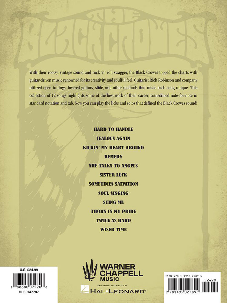 Best Of The Black Crowes Guitar Tab