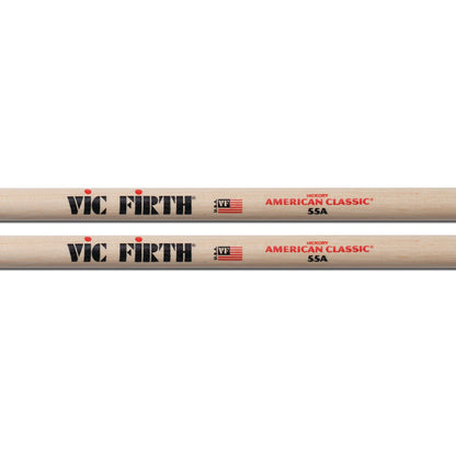 Vic Firth American Classic 55A Wood Tip Drumsticks