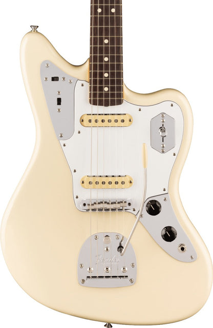 Fender Johnny Marr Jaguar, Rosewood Fingerboard in Olympic White