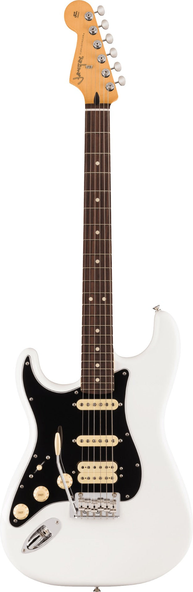 Fender Player II Stratocaster HSS, Rosewood Fingerboard in Polar White