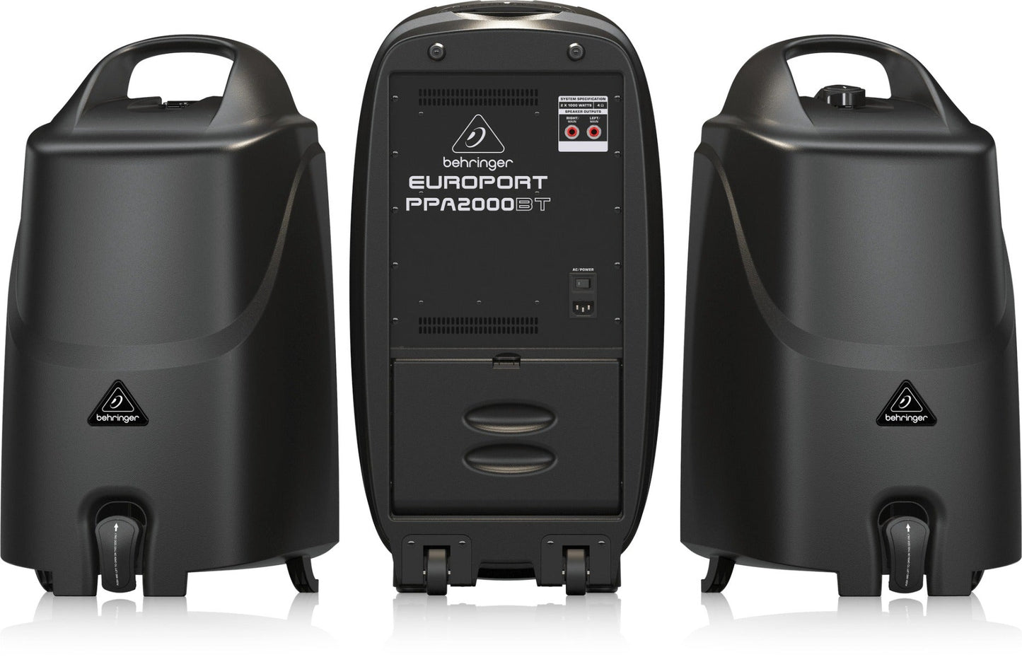 Behringer Europort PPA2000BT Ultra Compact 2000W 8 Channel Portable PA System