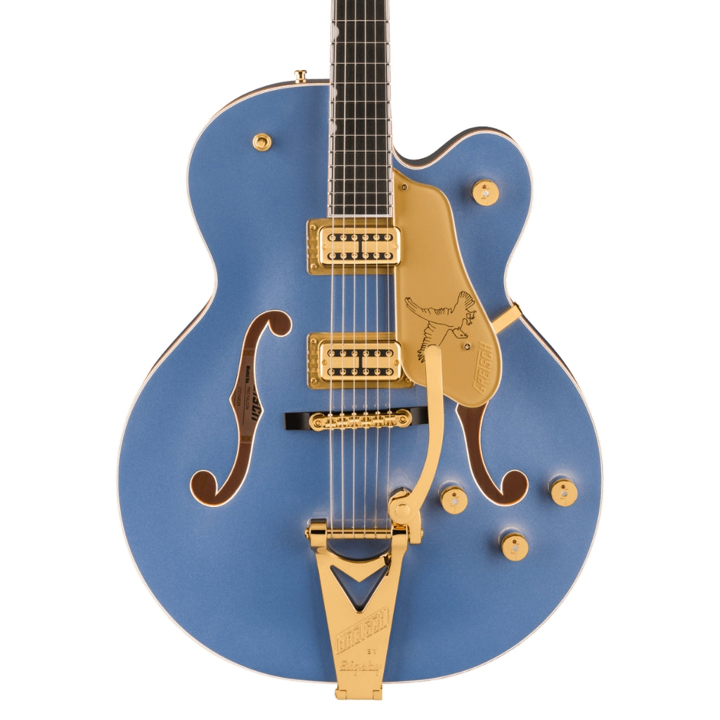 Gretsch Falcon™ Hollow Body with String Thru Bigsby and Gold Hardware in Cerulean Smoke
