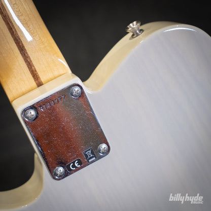 Fender Custom Shop Vintage Custom 1958 Top-Load Telecaster NOS Electric Guitar in Aged White Blonde